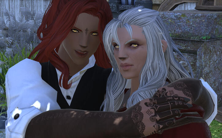 Moon and her mother.